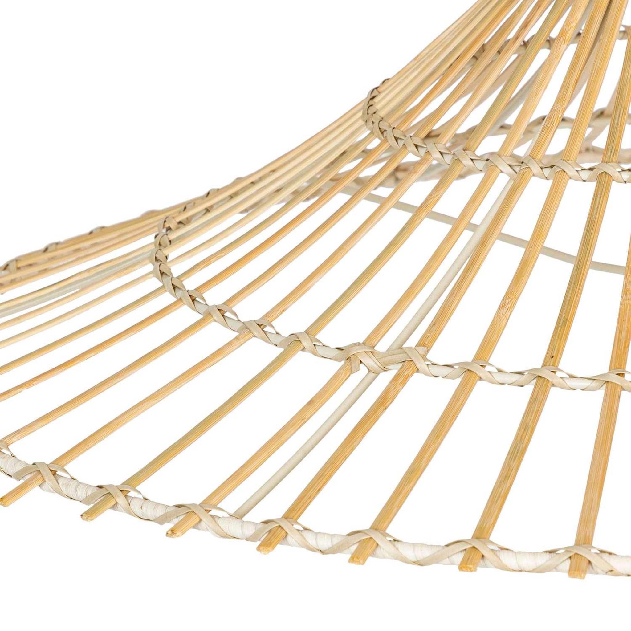 Voir la diapositive 4 : ATMOSPHERA Suspension réversible en bambou - diam 56 cm - beige