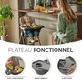 Voir la diapositive 4 : KINDERKRAFT Kinderkraft Highchair Foldee - Chaise de salle à manger pliable