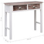 Voir la diapositive 6 : VIDAXL Table console Marron 90 x 30 x 77 cm Bois