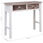 Voir la diapositive 6 : VIDAXL Table console Marron 90 x 30 x 77 cm Bois