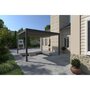 Voir la diapositive 3 : Pergola Bioclimatique autoportée 4x4 m - Aluminum Anthracite - 4x4m VS OmBREA®