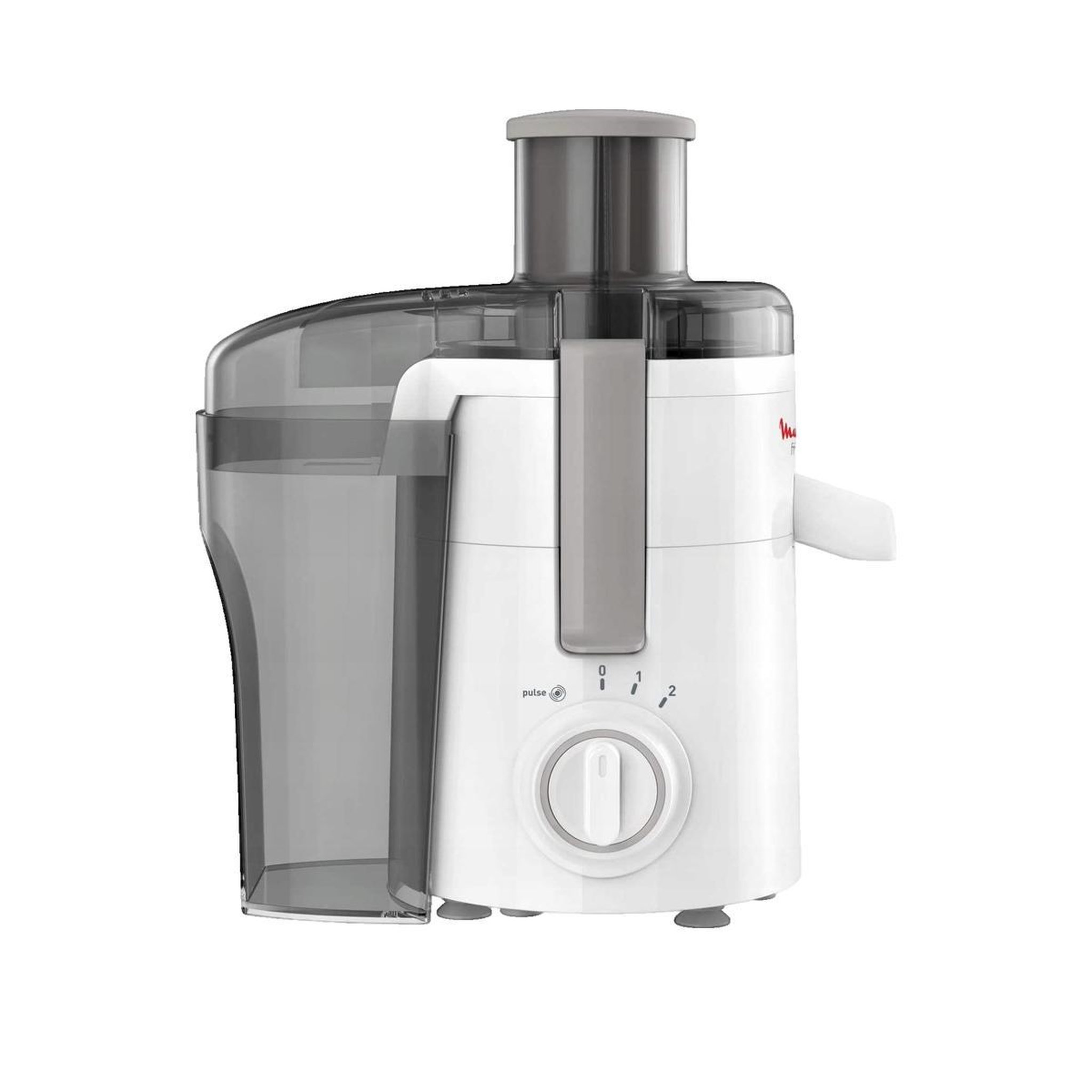 Voir la diapositive 3 : MOULINEX Centrifugeuse Moulinex Frutelia blanche avec filtre inox