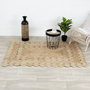 Voir la diapositive 3 : ATMOSPHERA Tapis en jute ajouré rectangulaire - 120 x 170 cm - Beige
