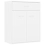 Voir la diapositive 2 : VIDAXL Buffet blanc 60x30x75 cm bois d'ingenierie