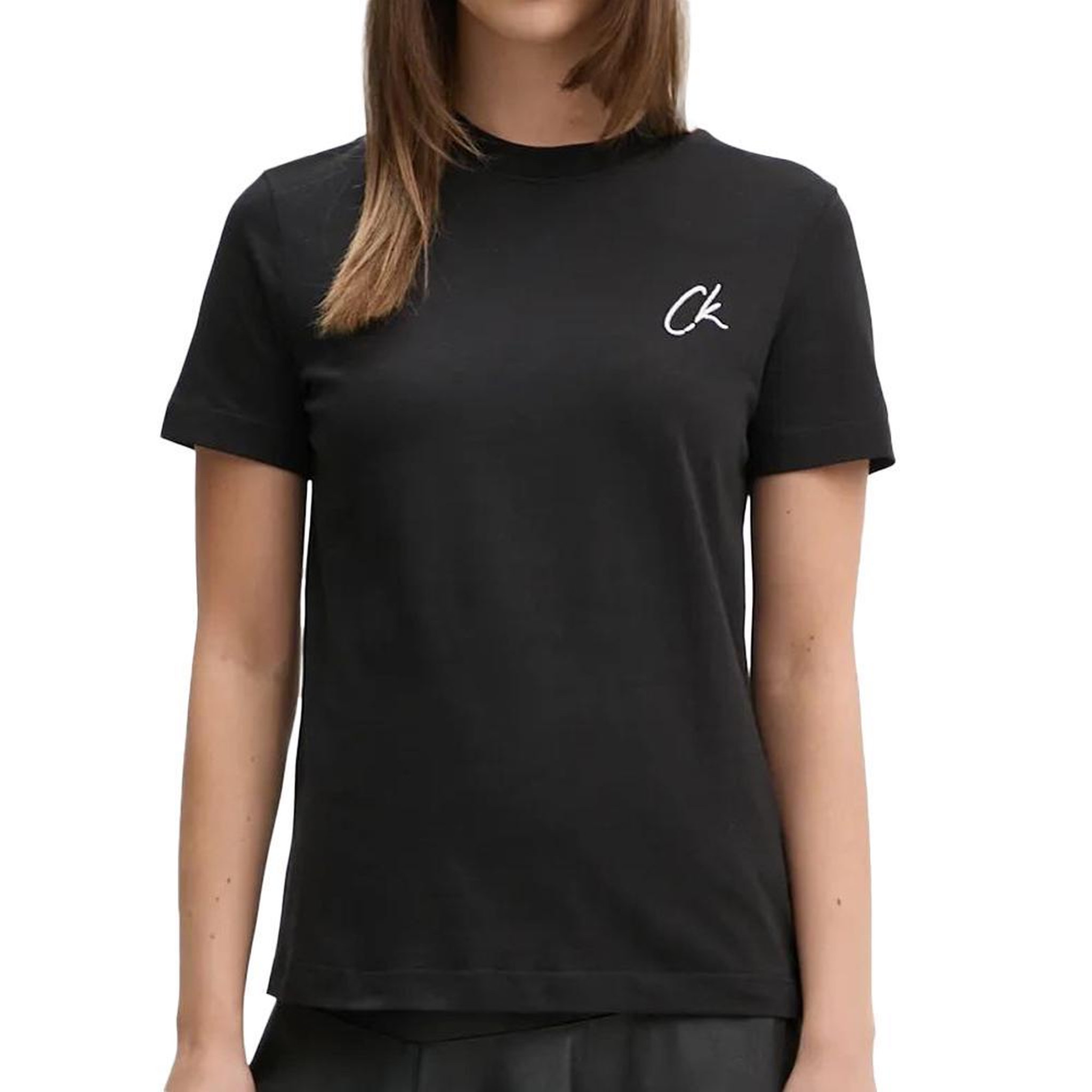Voir la diapositive 1 : CALVIN KLEIN JEANS T shirt  Femme Calvin Klein Jeans Embroidered