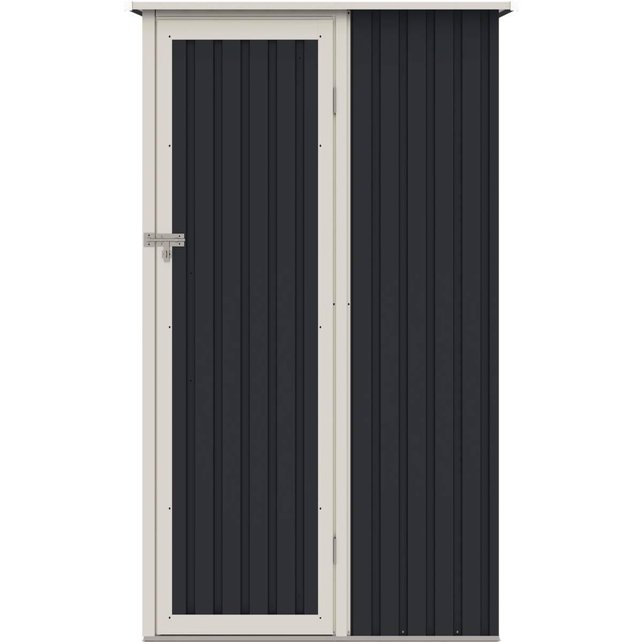 Voir la diapositive 4 : Habitat et Jardin Abris de jardin métal  vega ii - 1.35 m² -gris