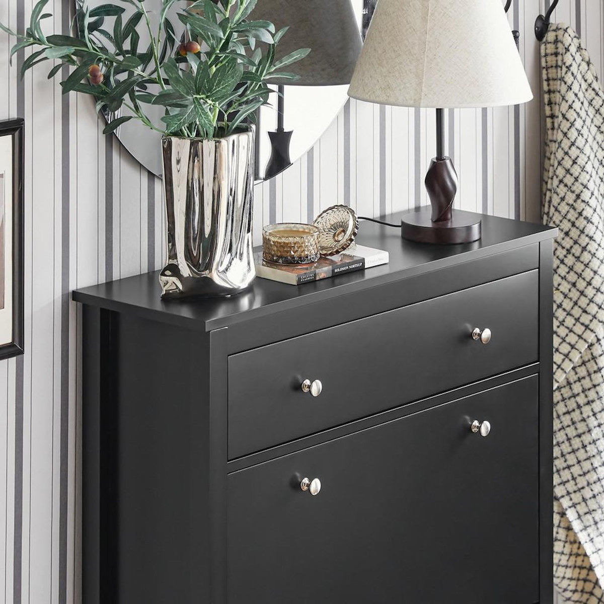 SOBUY SoBuy - Meuble À Chaussures 3 portes - Moderne - FSR89