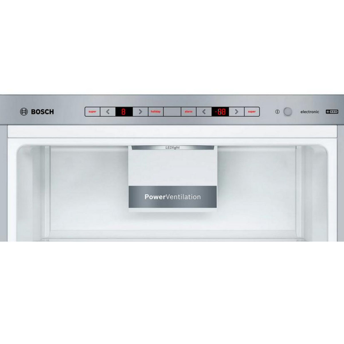 BOSCH Réfrigérateur combiné 60cm 343l lowfrost - kge398ibp