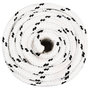 Voir la diapositive 2 : VIDAXL Corde de bateau tresse Blanc 16 mmx50 m Polyester