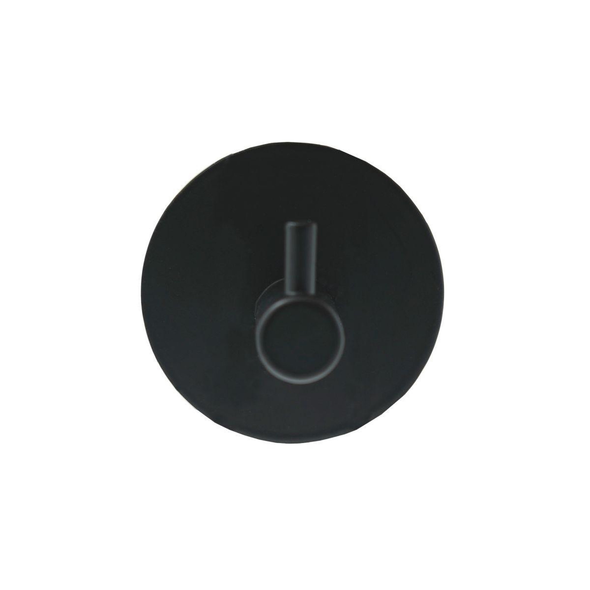 Voir la diapositive 3 : Douceur d'Intérieur Lot de 2 patères adhésives rondes  fixeo  5cm noir