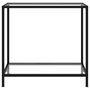 Voir la diapositive 2 : VIDAXL Table console Transparent 80x35x75 cm Verre trempe