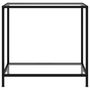 Voir la diapositive 2 : VIDAXL Table console Transparent 80x35x75 cm Verre trempe