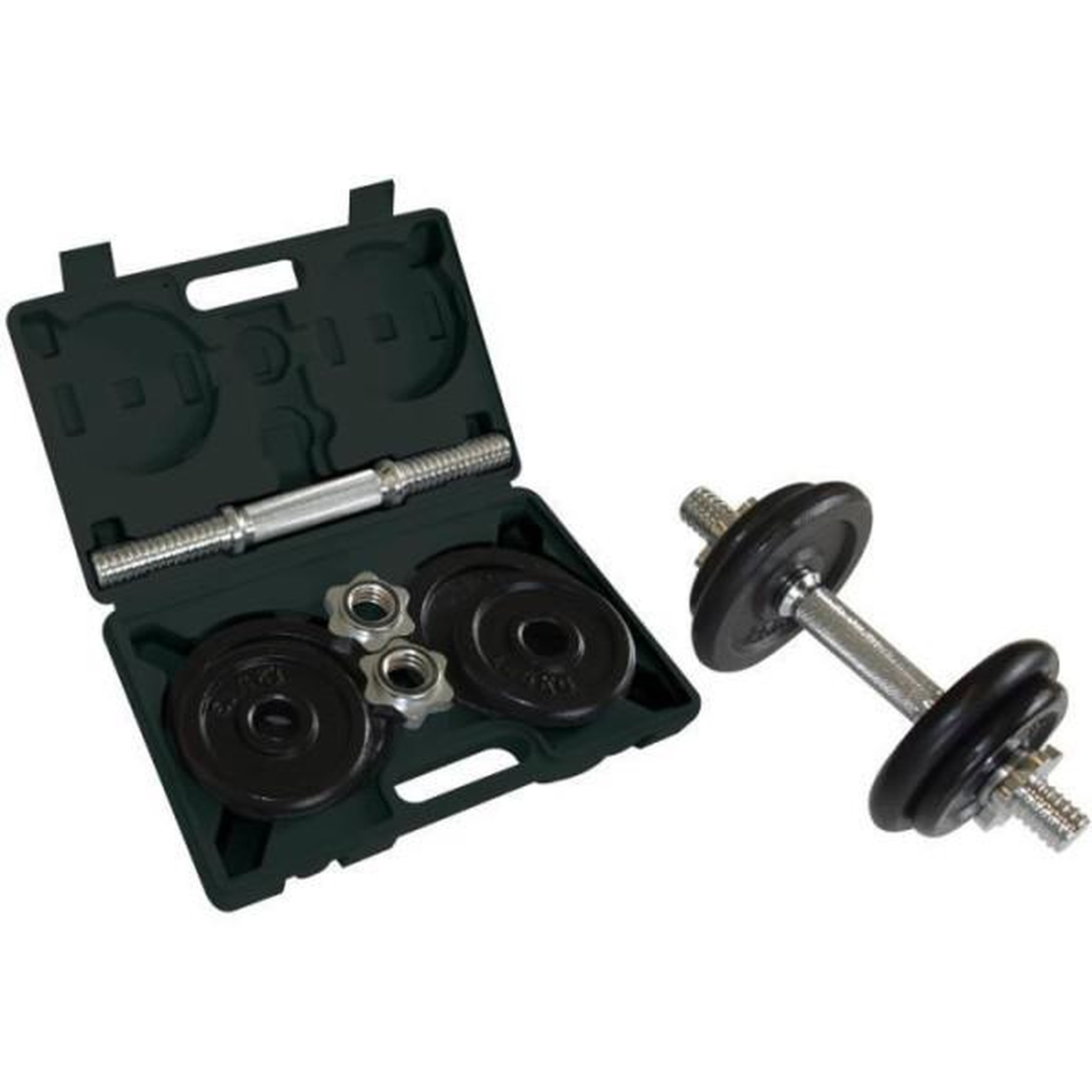SCHILDKROT Set d'halteres - schildkrot - 10 kg - noir - adulte - ensemble pour entraînement complet du corps
