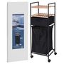 Voir la diapositive 2 : Bathroom Solutions Bathroom Solutions Support de rangement et 2 etageres panier a linge