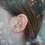 Voir la diapositive 2 : L'ATELIER D'AZUR Boucles d'Oreilles Perles de Culture - Or Jaune - Femme