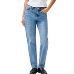 Only Jean Droit  Femme Only Lemily. Coloris disponibles : Bleu