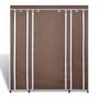 Voir la diapositive 2 : VIDAXL Armoire avec compartiments et tiges 45 x 150 x 176 cm Marron
