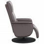 Voir la diapositive 4 : VIDAXL Fauteuil inclinable de massage repose-pieds gris similicuir