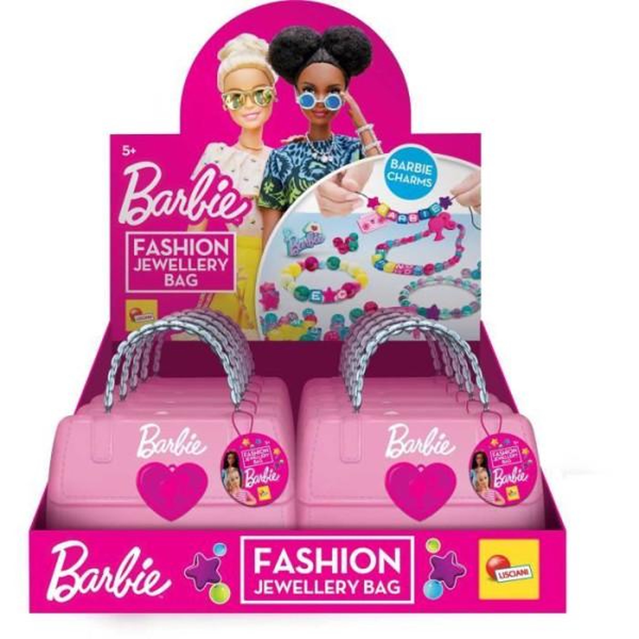 Voir la diapositive 2 : LISCIANI GIOCHI Sac mode bijoux - LISCIANIGIOCHI - BARBIE - Bijoux Variés, Matériaux Créatifs