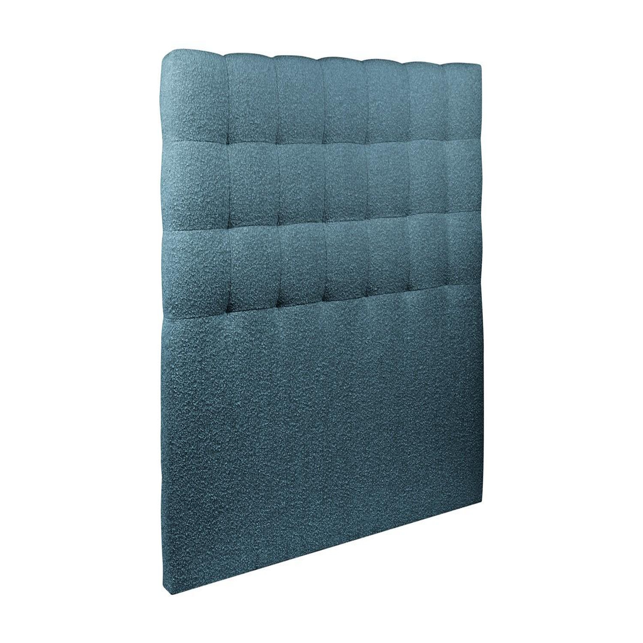 Sommeil de Plomb Tete de lit Capitonnée Bouclette  - Ep 10 cm rembourré. Coloris disponibles : Noir, Bleu, Gris, Orange, Beige