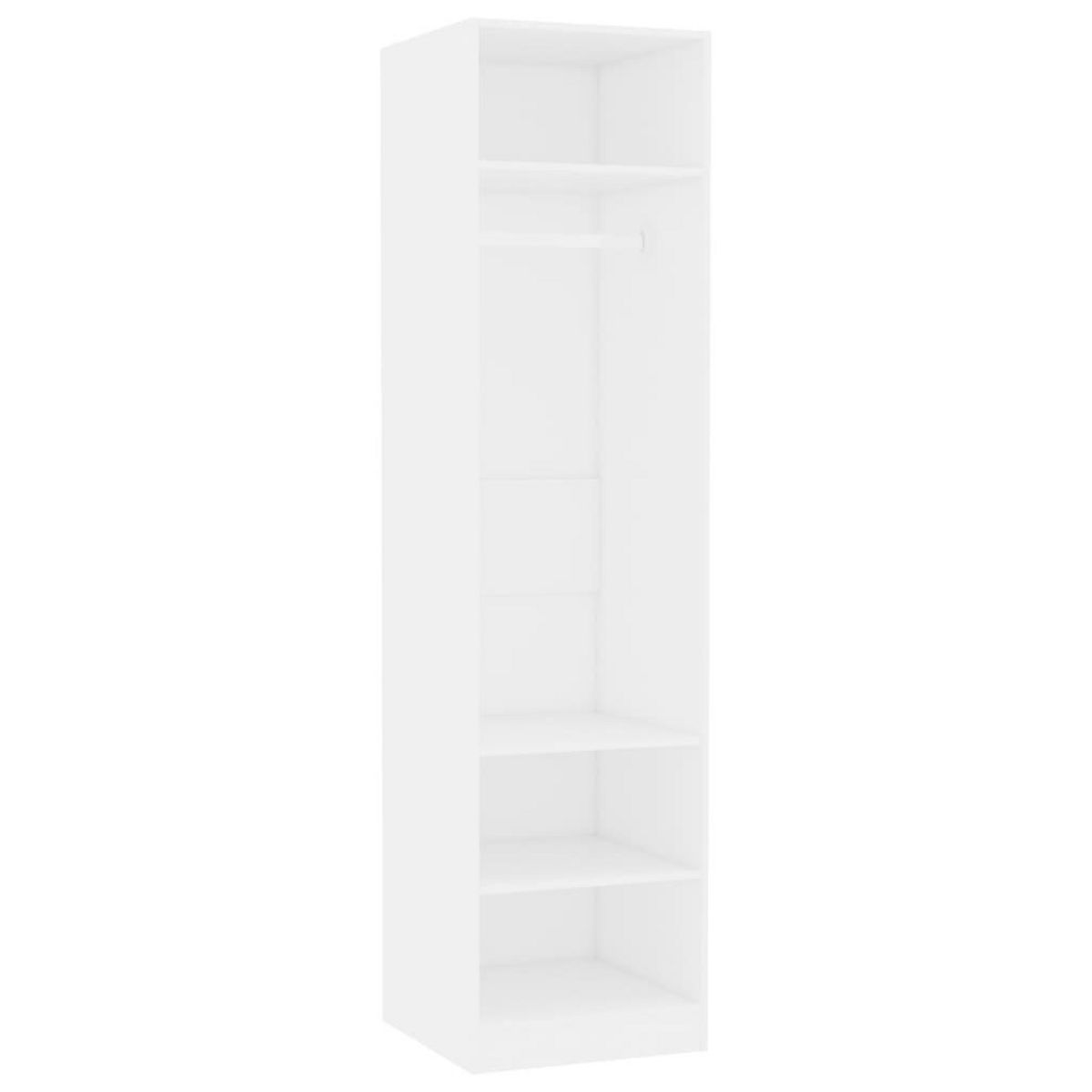 VIDAXL Garde-robe Blanc 50x50x200 cm Bois d'ingenierie