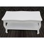 Voir la diapositive 5 : VIDAXL Table basse 2 couches MDF Blanc