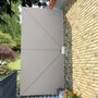 VIDAXL Auvent lateral pliable de terrasse Creme 400 x 200 cm