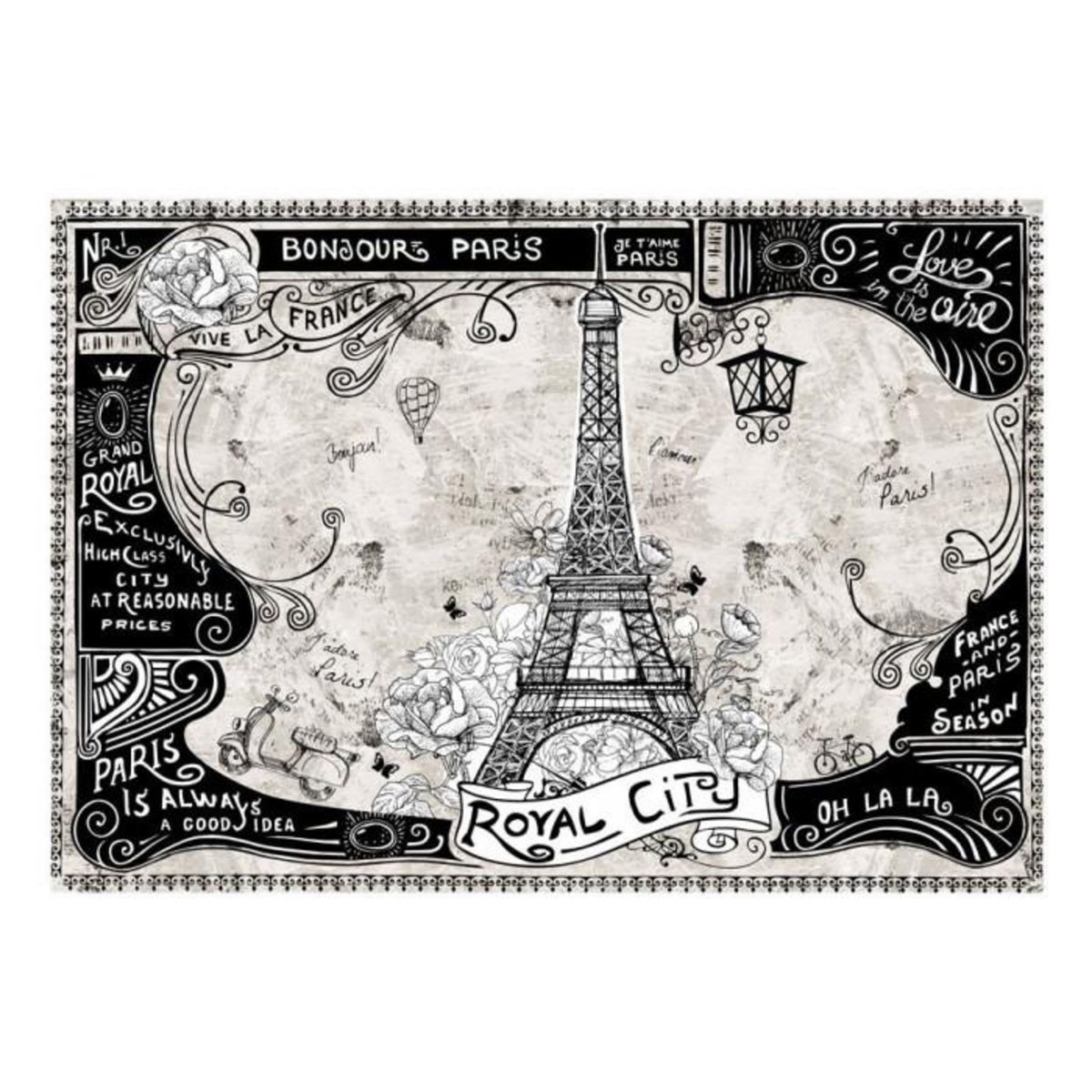 Paris Prix Papier Peint  Bonjour Paris