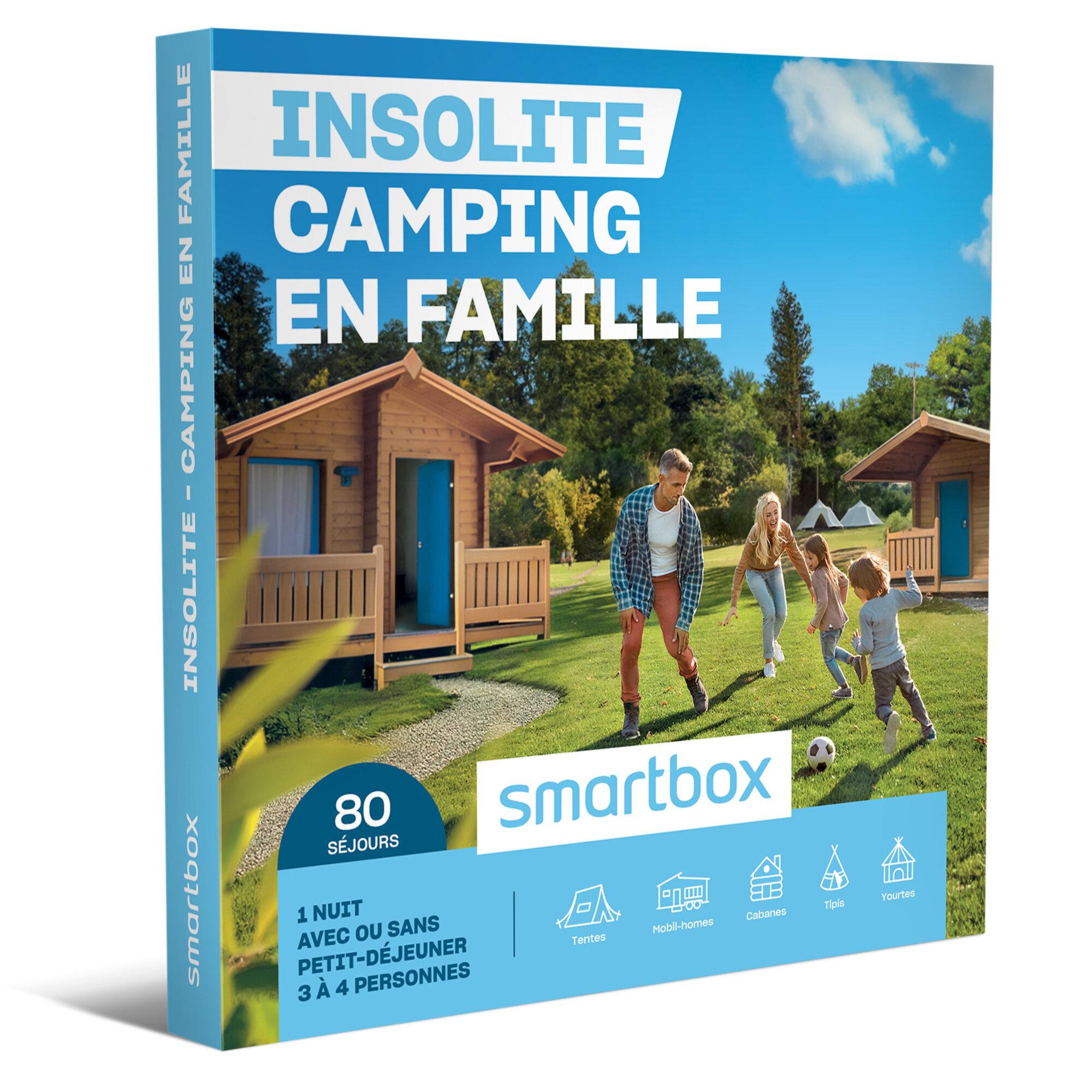 Smartbox Insolite - camping en famille - coffret cadeau séjour