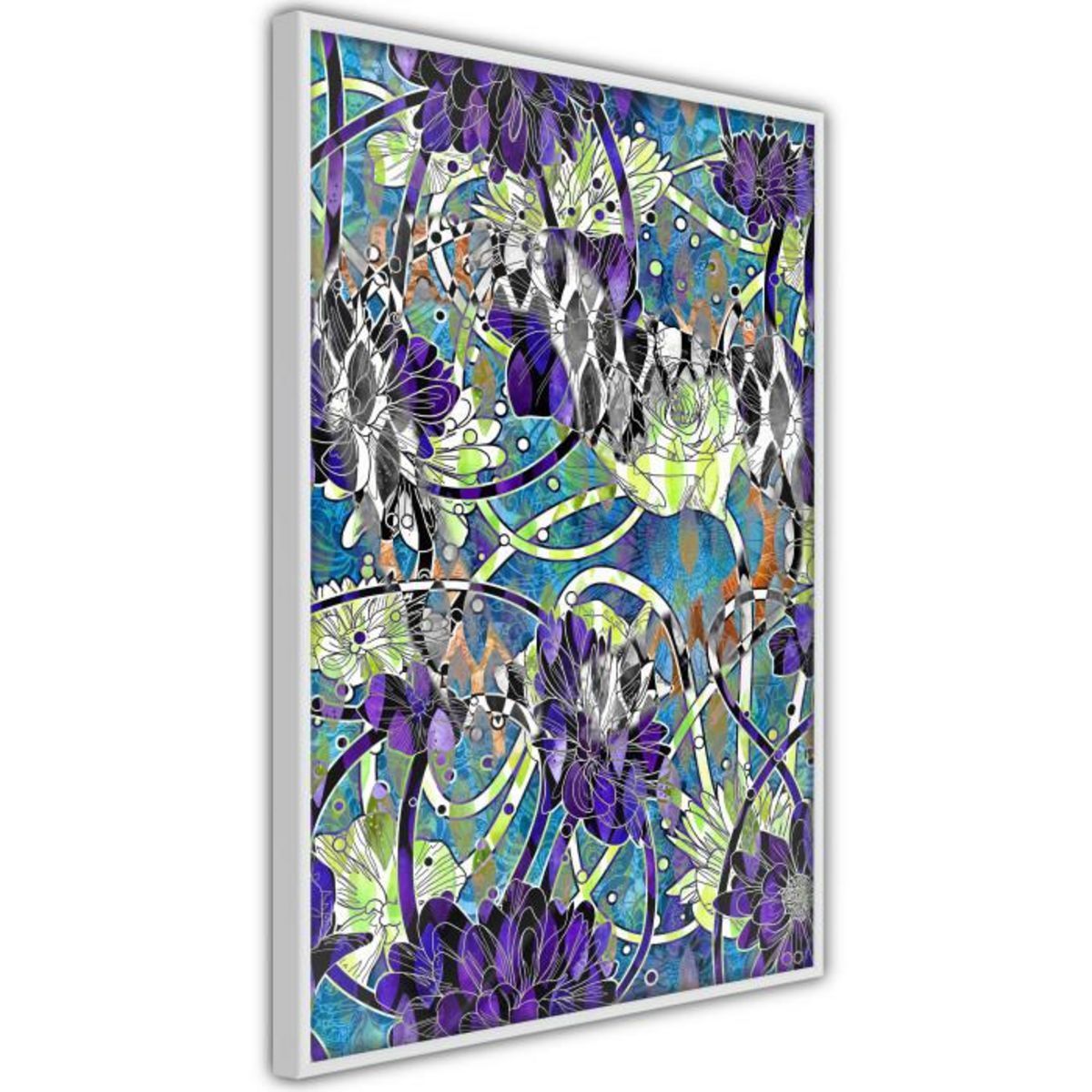 Paris Prix Affiche Murale Encadrée  Modern Arabesque