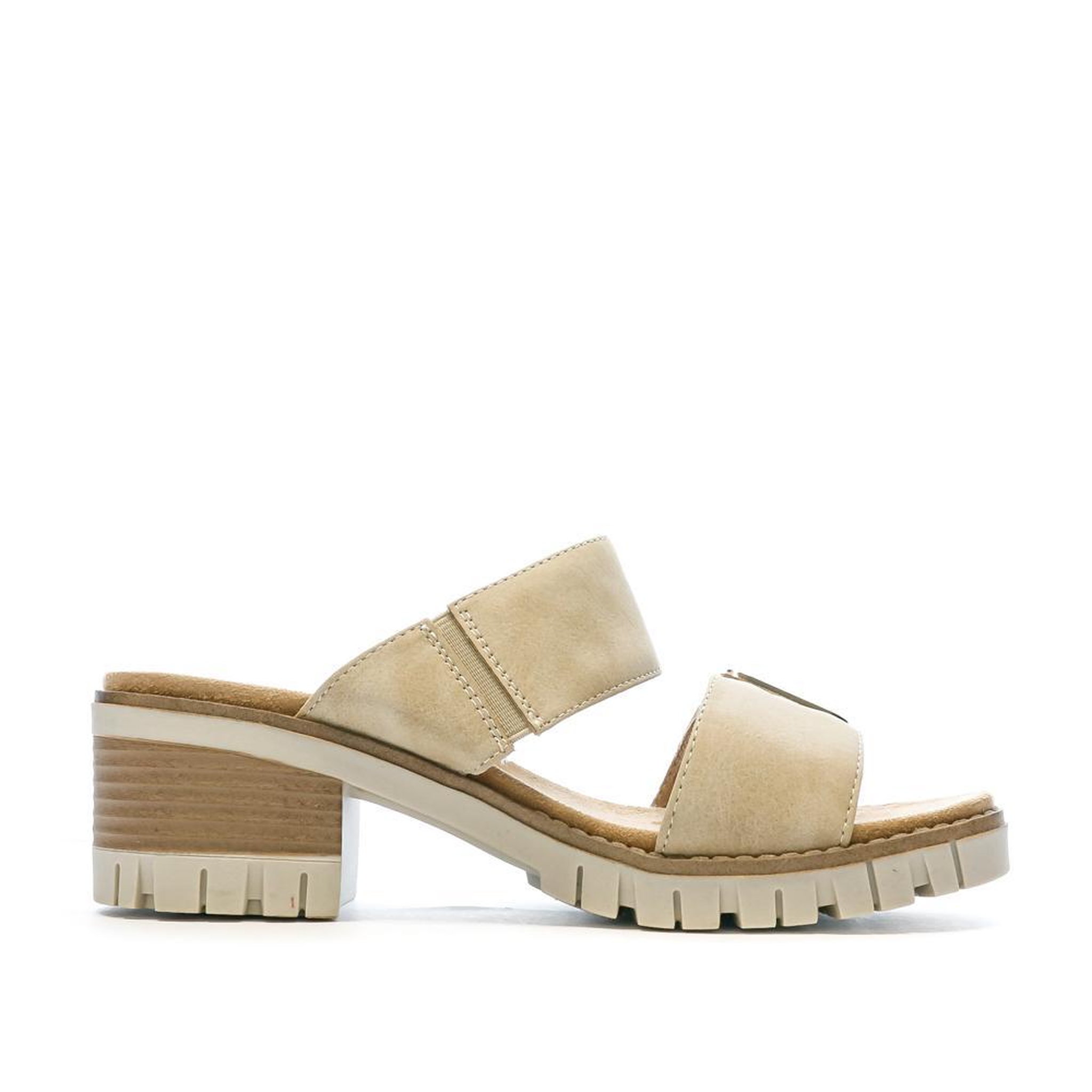 Voir la diapositive 2 : RELIFE Mules Beige Femme RELIFE Lehm