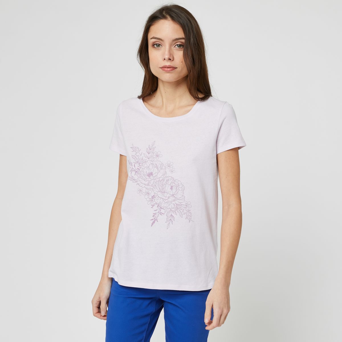 INEXTENSO T-shirt parme femme