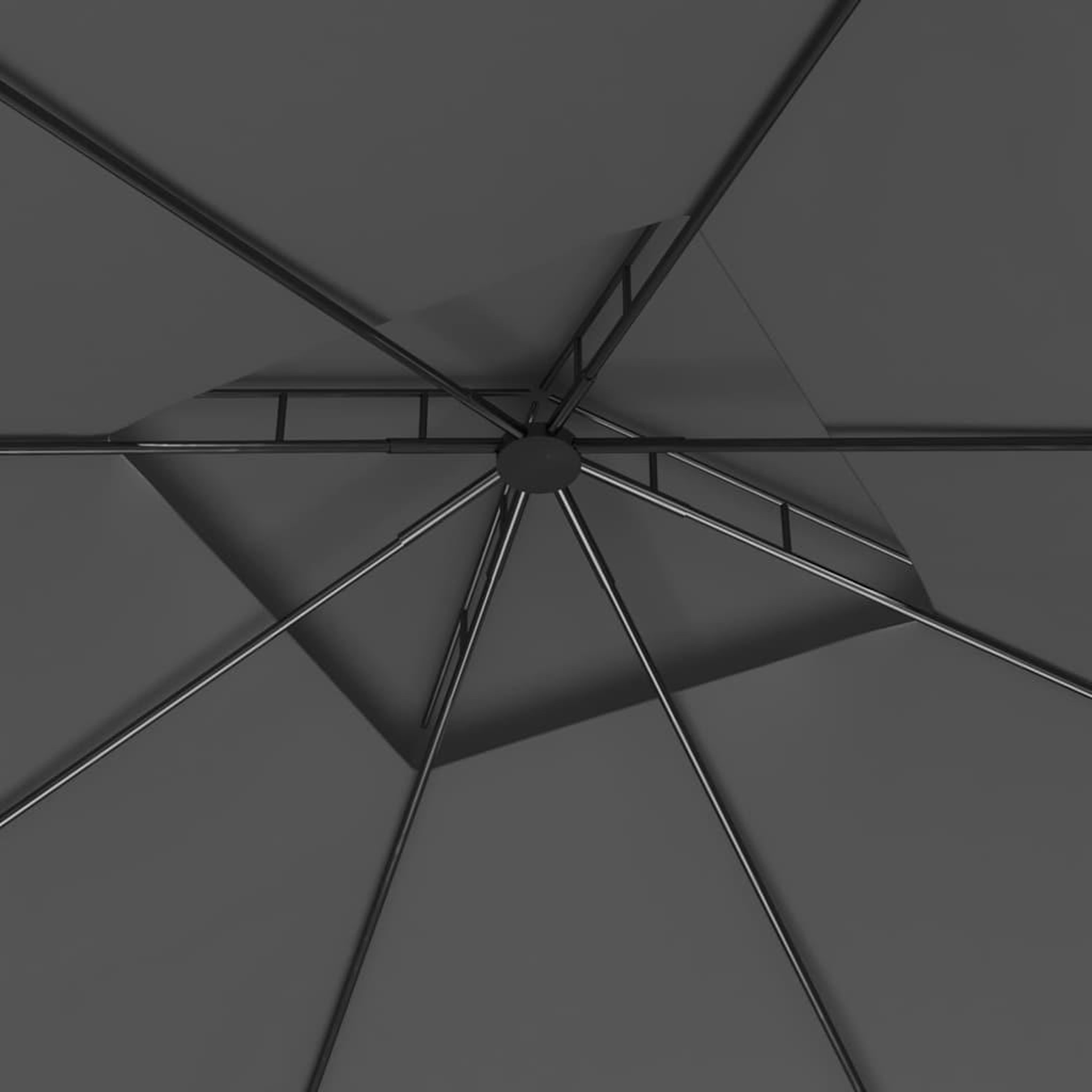 Voir la diapositive 4 : VIDAXL Belvedere 3x3x2,7 m anthracite 160 g/m^2