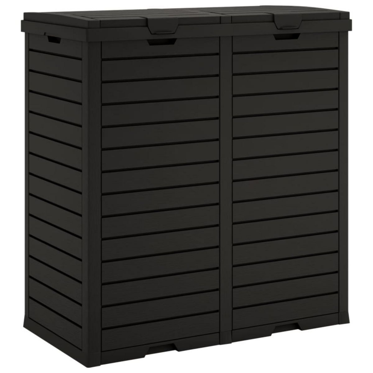 VIDAXL Poubelle d'exterieur noir 78x41x86 cm polypropylene