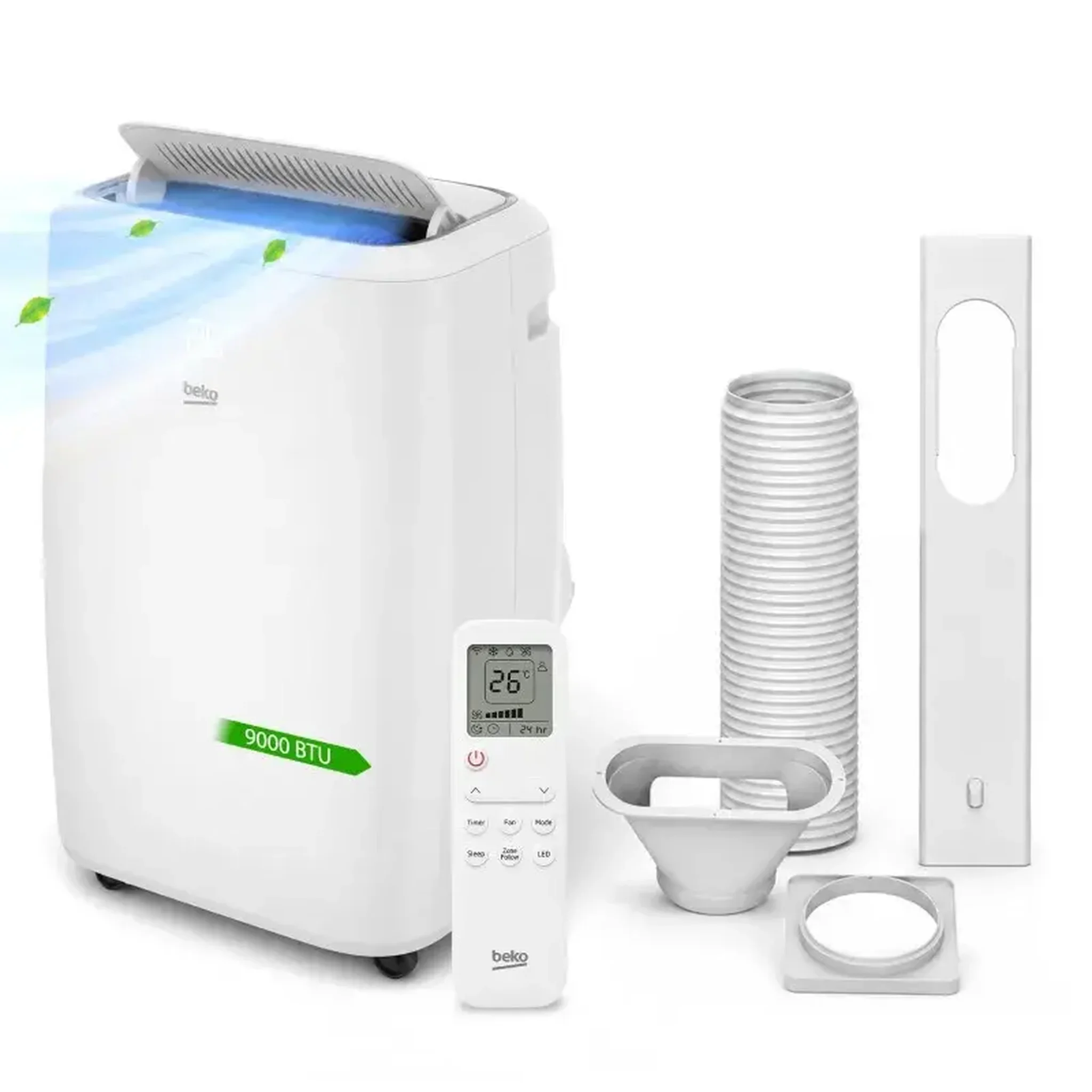 Climatiseur Mobile Connecté - 9000 Btu - Wi-fi & Commandes Vocales