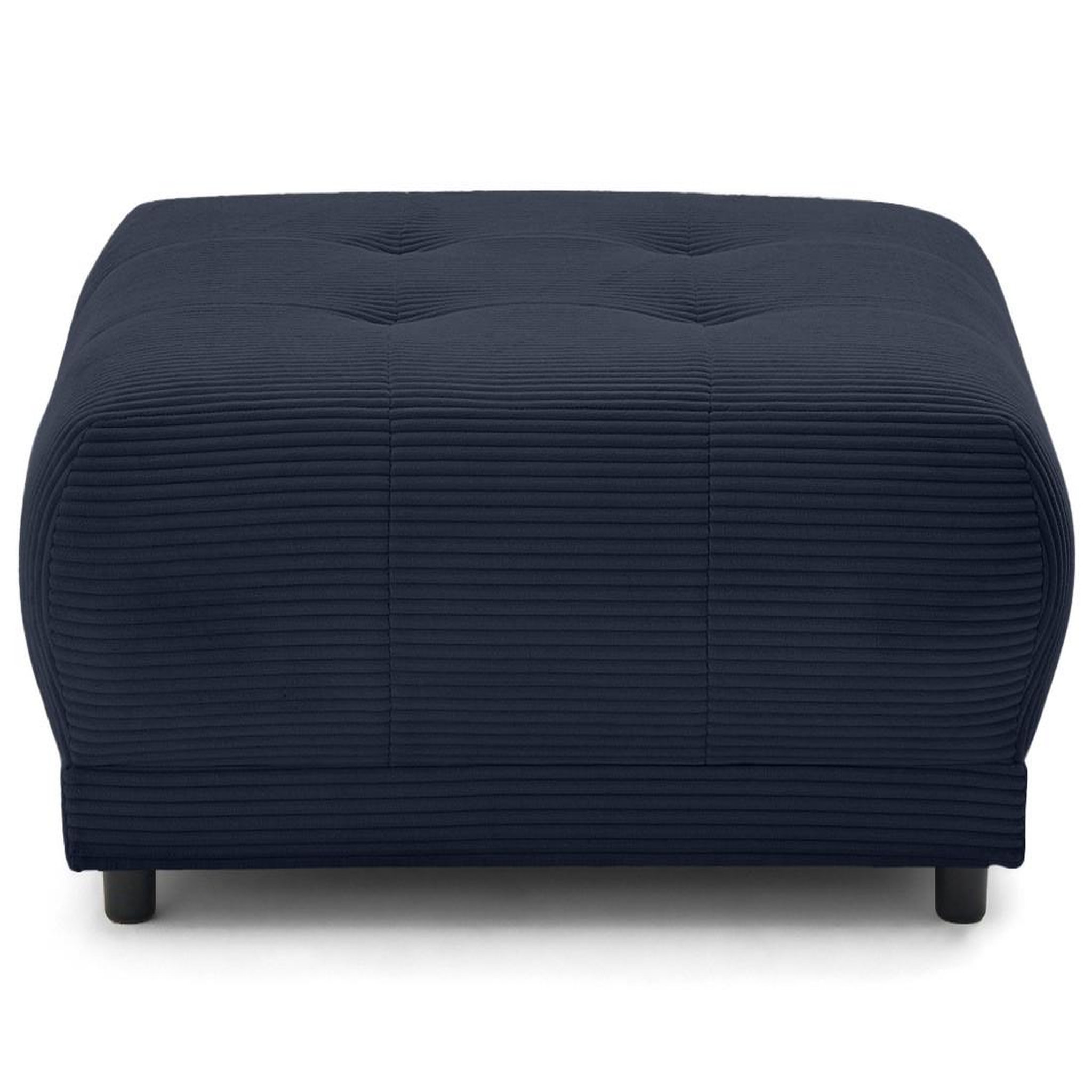 Voir la diapositive 2 : LISA DESIGN Amadora - pouf en velours côtelé