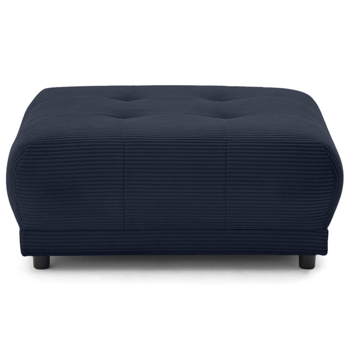 LISA DESIGN Amadora - pouf en velours côtelé