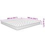 Voir la diapositive 6 : VIDAXL Matelas en mousse a memoire de forme 200 x 180 x 17 cm doux