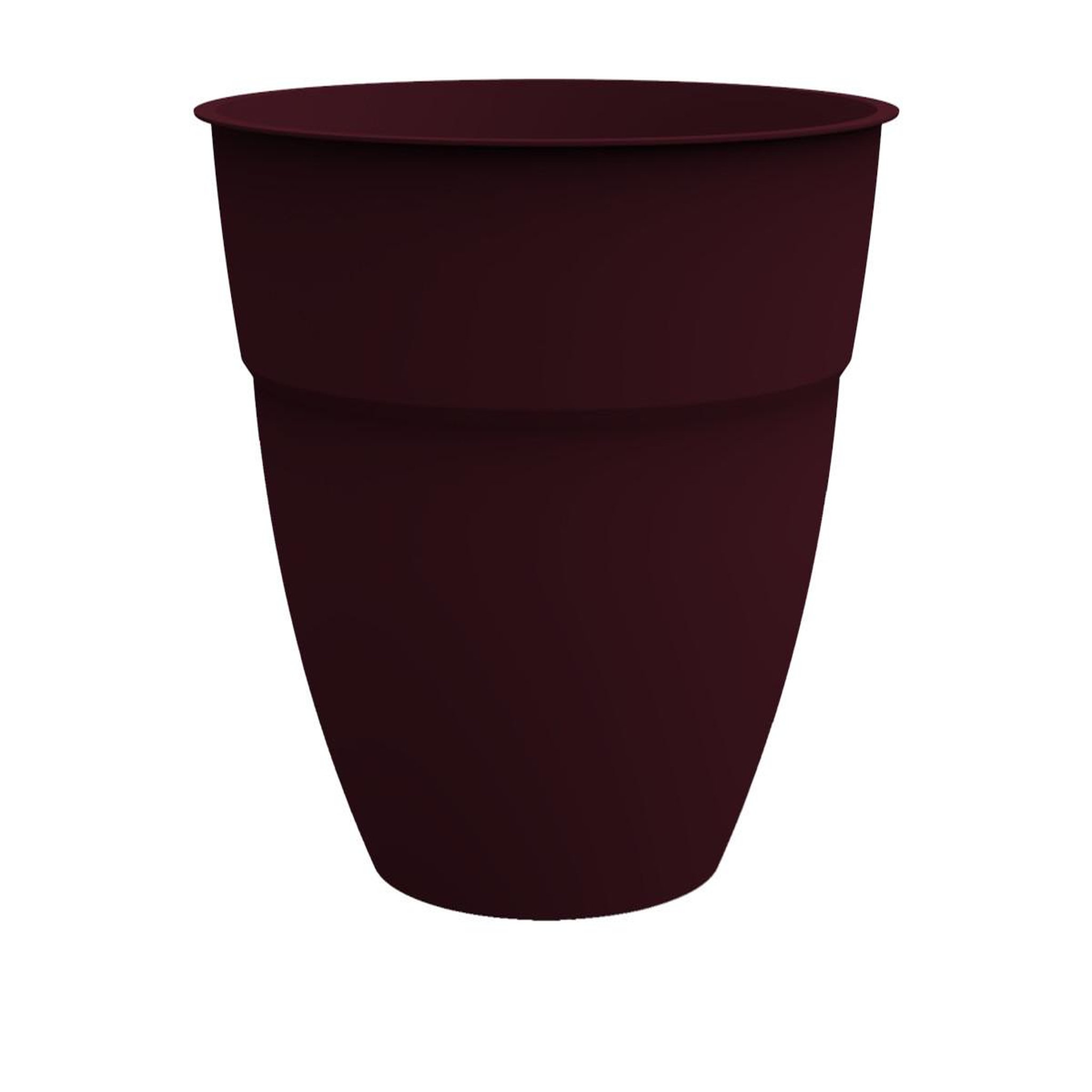 Eda Pot de fleur rond Osaka Ø 70 x H.61,8 cm Rouge bourgogne - Eda