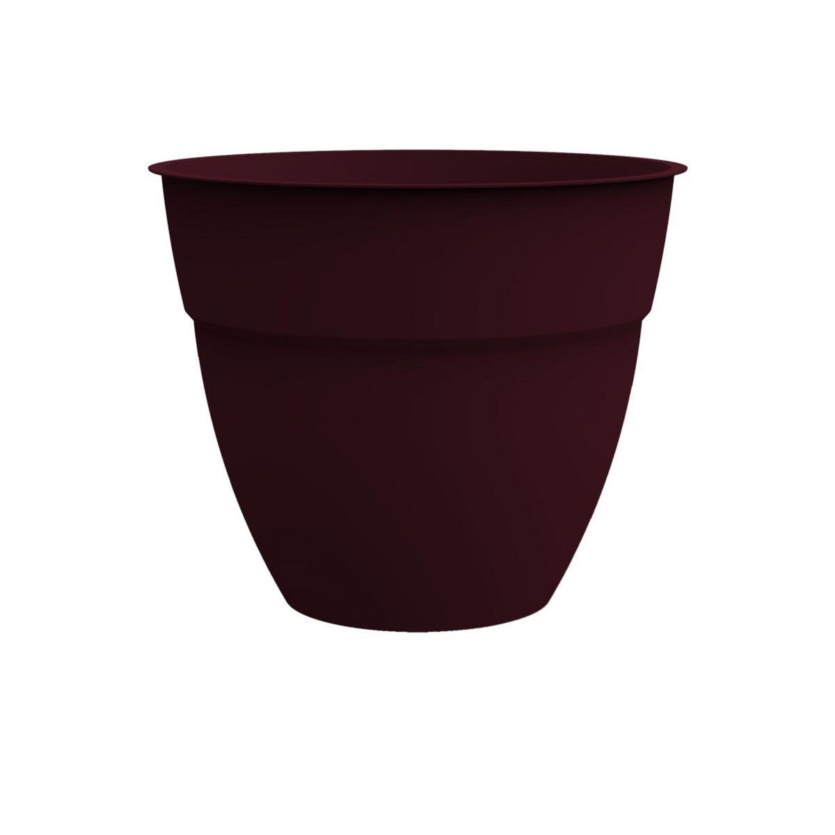 Eda Pot de fleur rond Osaka Ø 70 x H.61,8 cm Rouge bourgogne - Eda