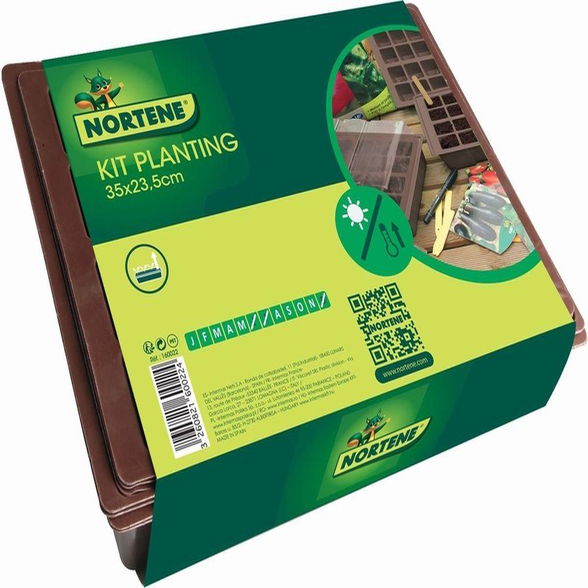 Nortene Kit de culture  Planting  - 35 x 23,5 cm