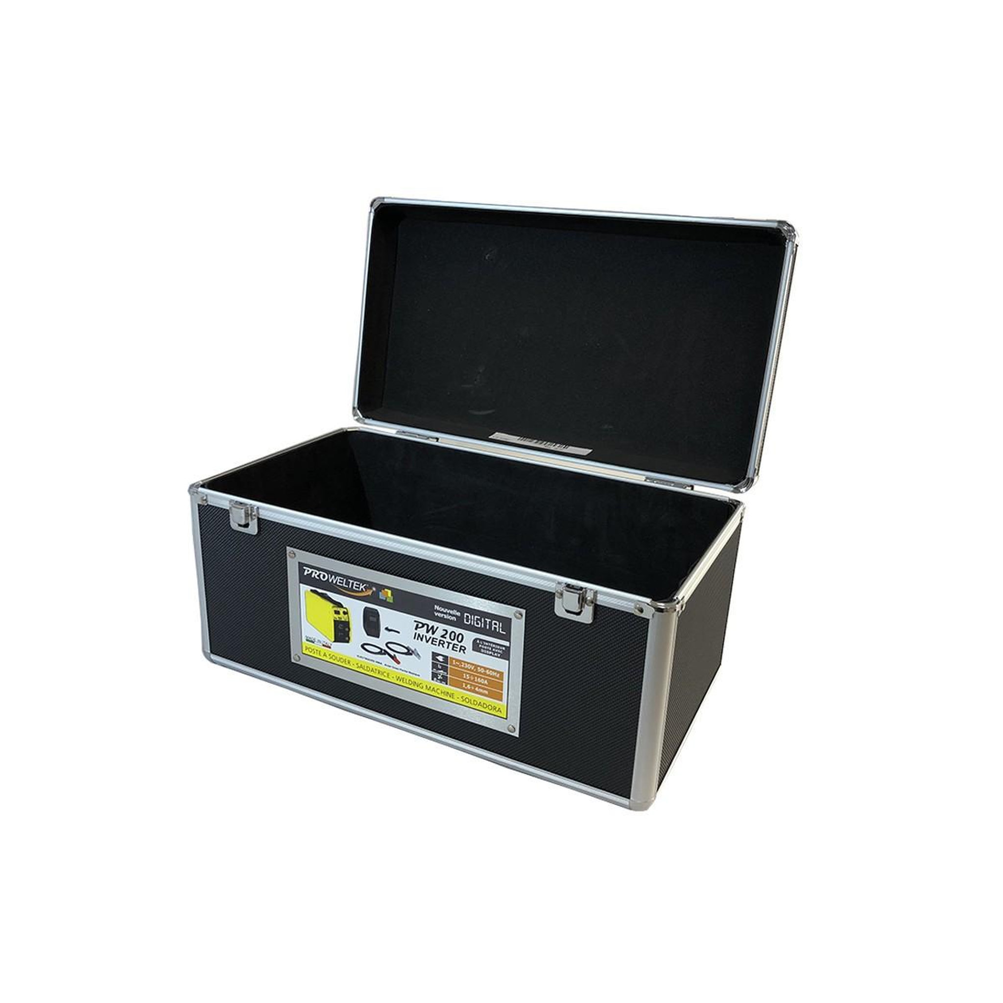 Voir la diapositive 2 : Proweltek Poste à souder inverter 200a numérique soudure acier inox fonte + mallette proweltek