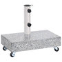 Voir la diapositive 1 : VIDAXL Socle de parasol Gris clair 45x25x8,3 cm Granite