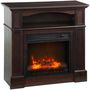 Voir la diapositive 1 : HOMCOM Cheminée électrique XL style classique chic 1800W  effet flammes LED réglable télécommande effet bois
