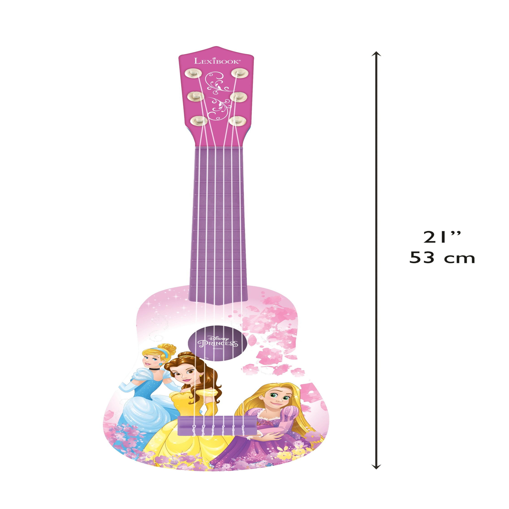 Voir la diapositive 3 : Lexibook Ma Première Guitare Disney Princesses