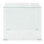 Voir la diapositive 3 : VIDAXL Table basse 49,5 x 50 x 45 cm Verre trempe Transparent