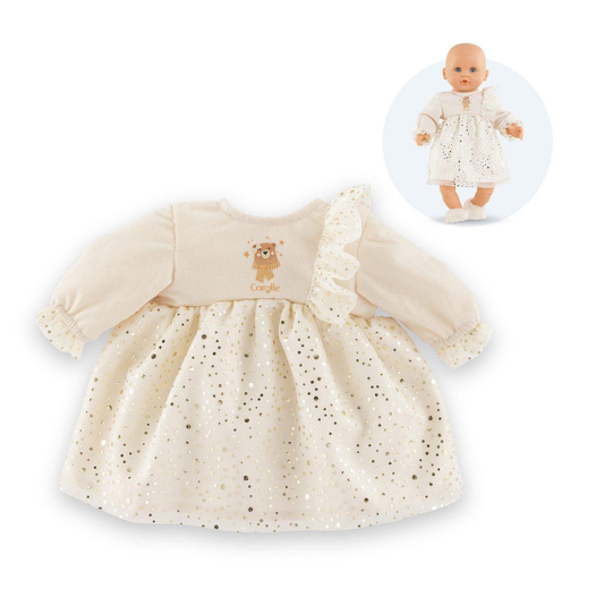 Voir la diapositive 2 : Corolle Bb30 robe foret enchantee
