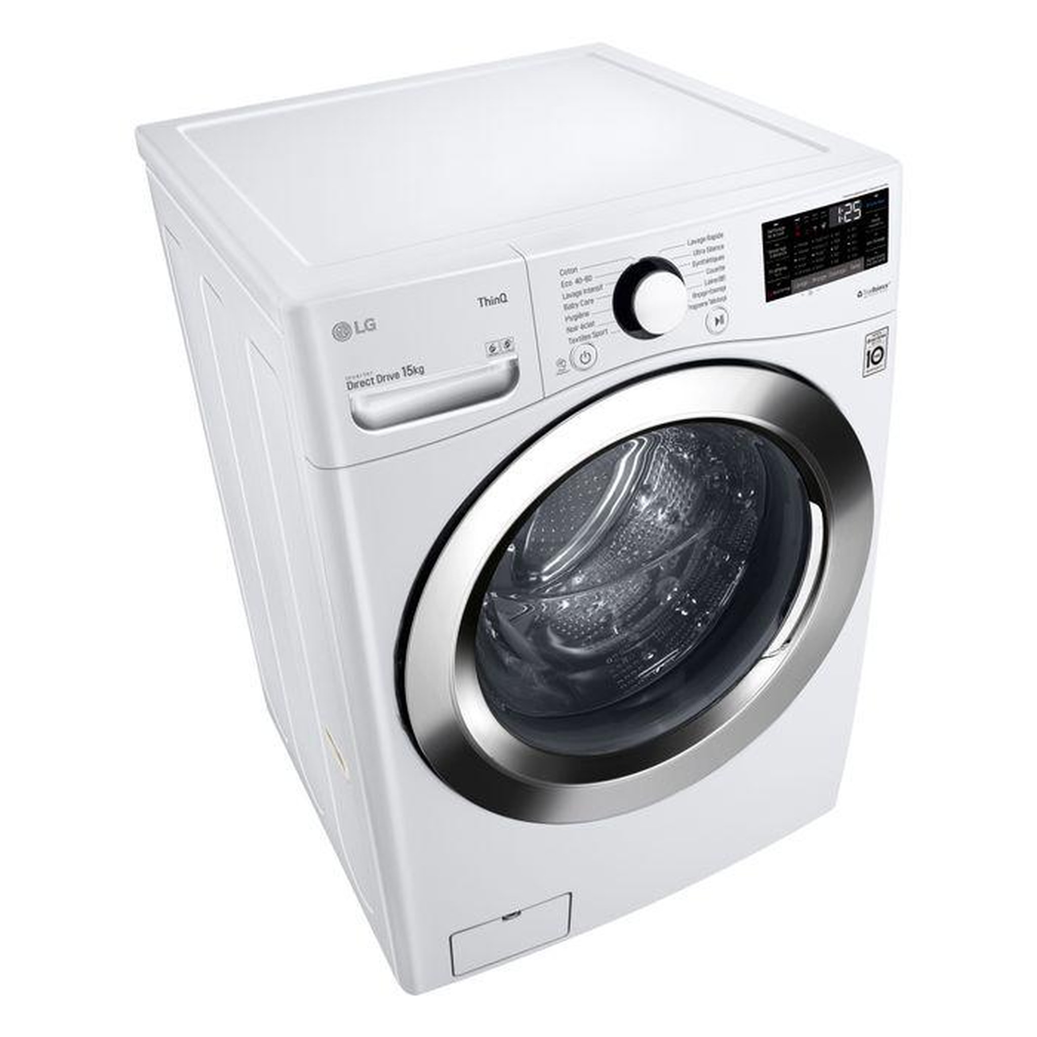Voir la diapositive 4 : LG Lave-linge frontal 15 kg 1100 tours/min - f51p12wh