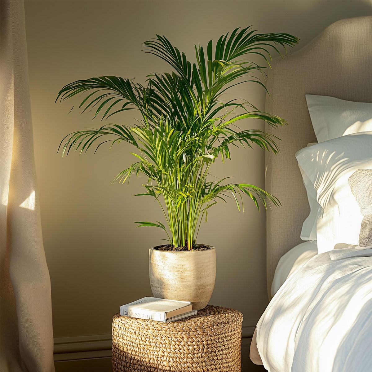 PLANT IN A BOX Palmier areca - Set de 2 - Dypsis lutescens - Hauteur 100-120cm - ⌀21cm