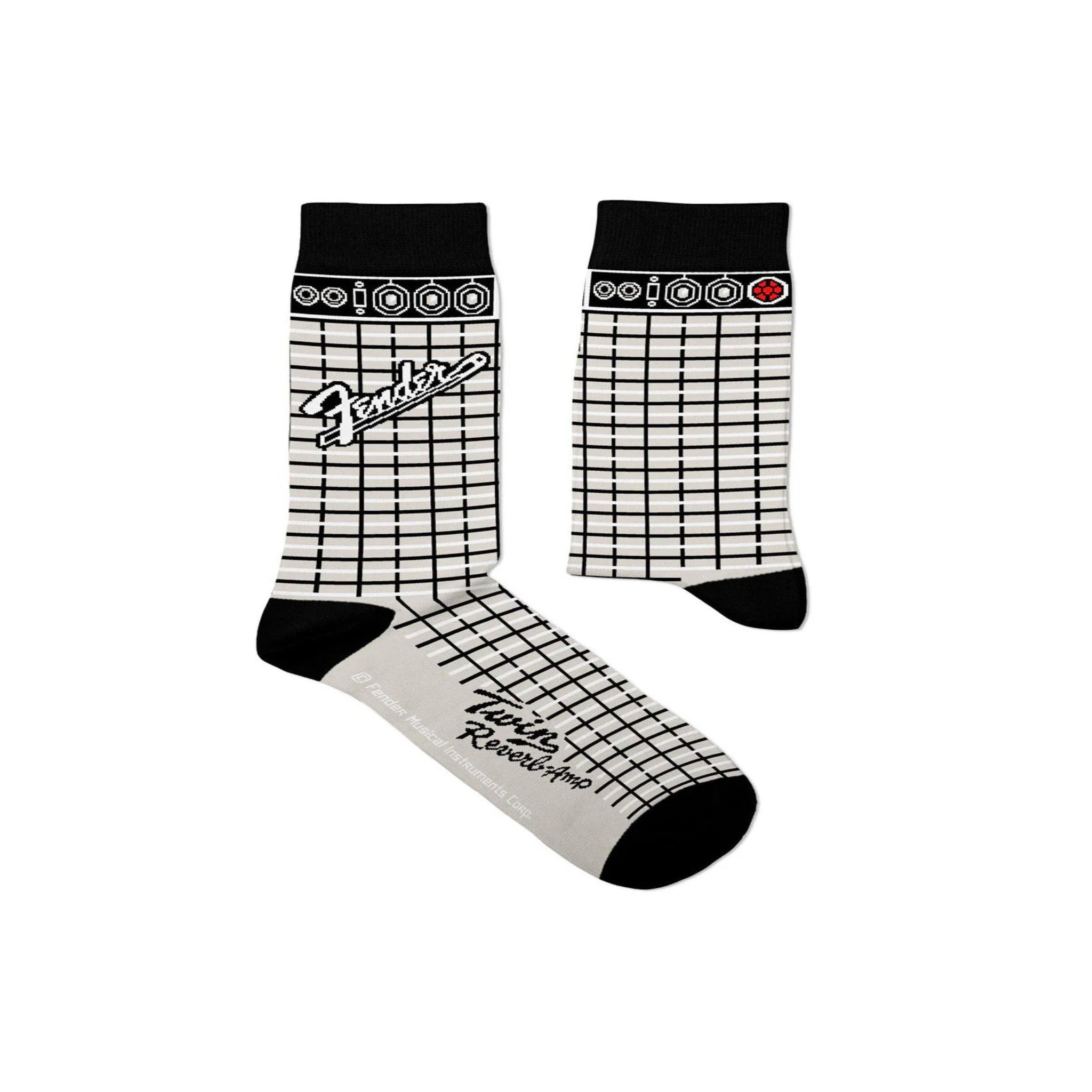 SOCK AFFAIRS Chaussettes fender, amplificateur twin reverb. Coloris disponibles : Multicolore